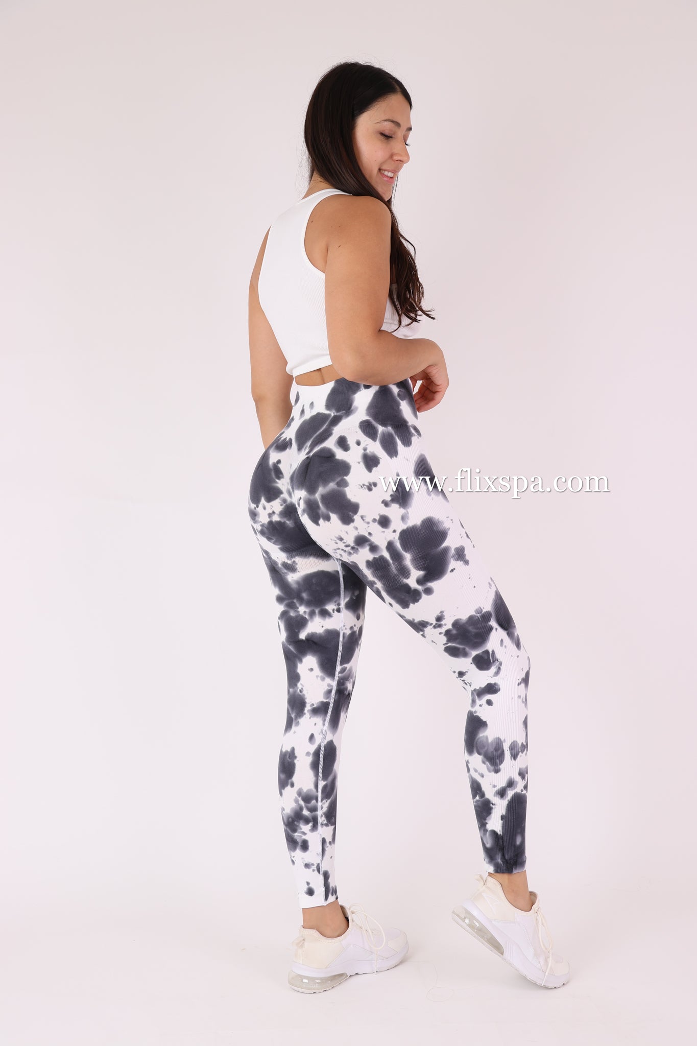Calza Push Up Diseño Manchado Vaquita BX107