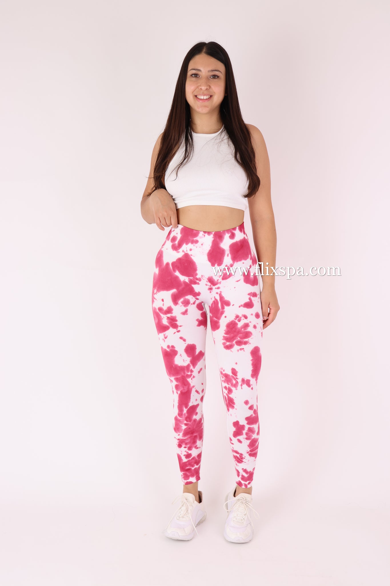 Calza Push Up Diseño Manchado Vaquita BX107