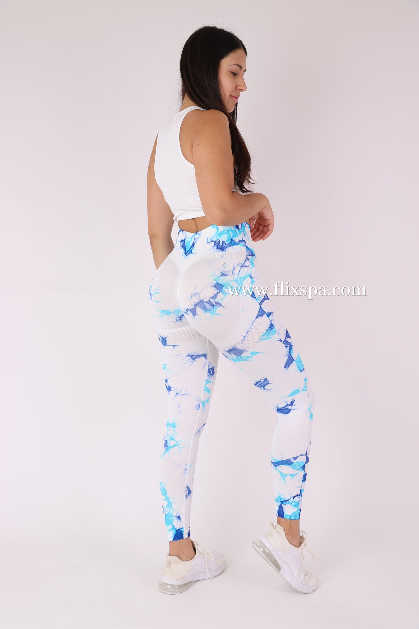 Calza doble push up diseño tie dye 2 colores - BX108