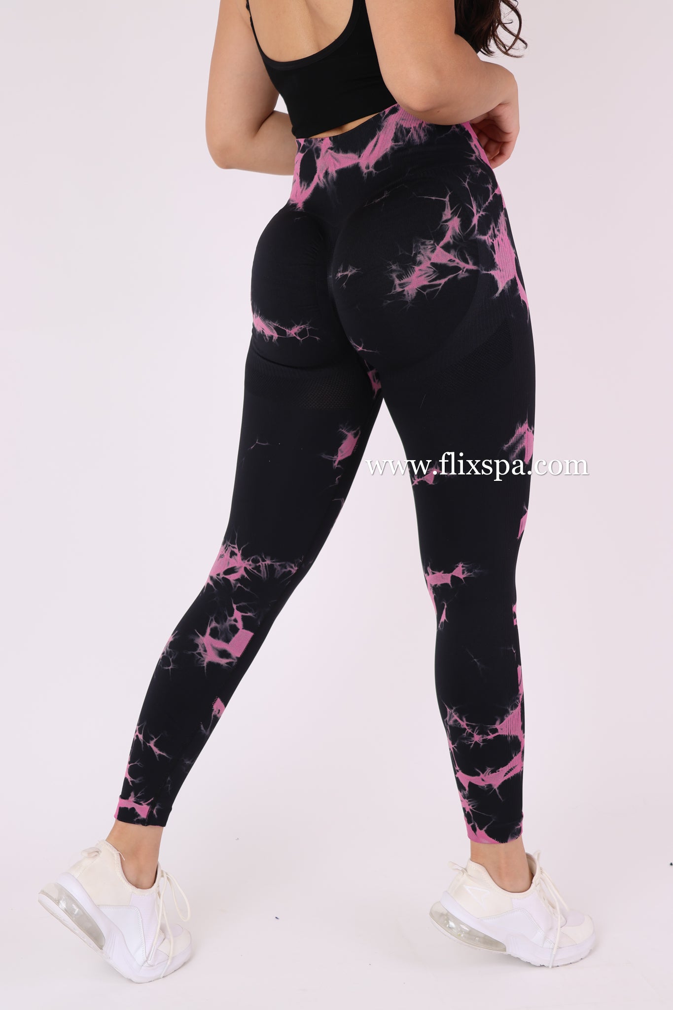 Calza doble push up diseño tie dye 2 colores - BX108