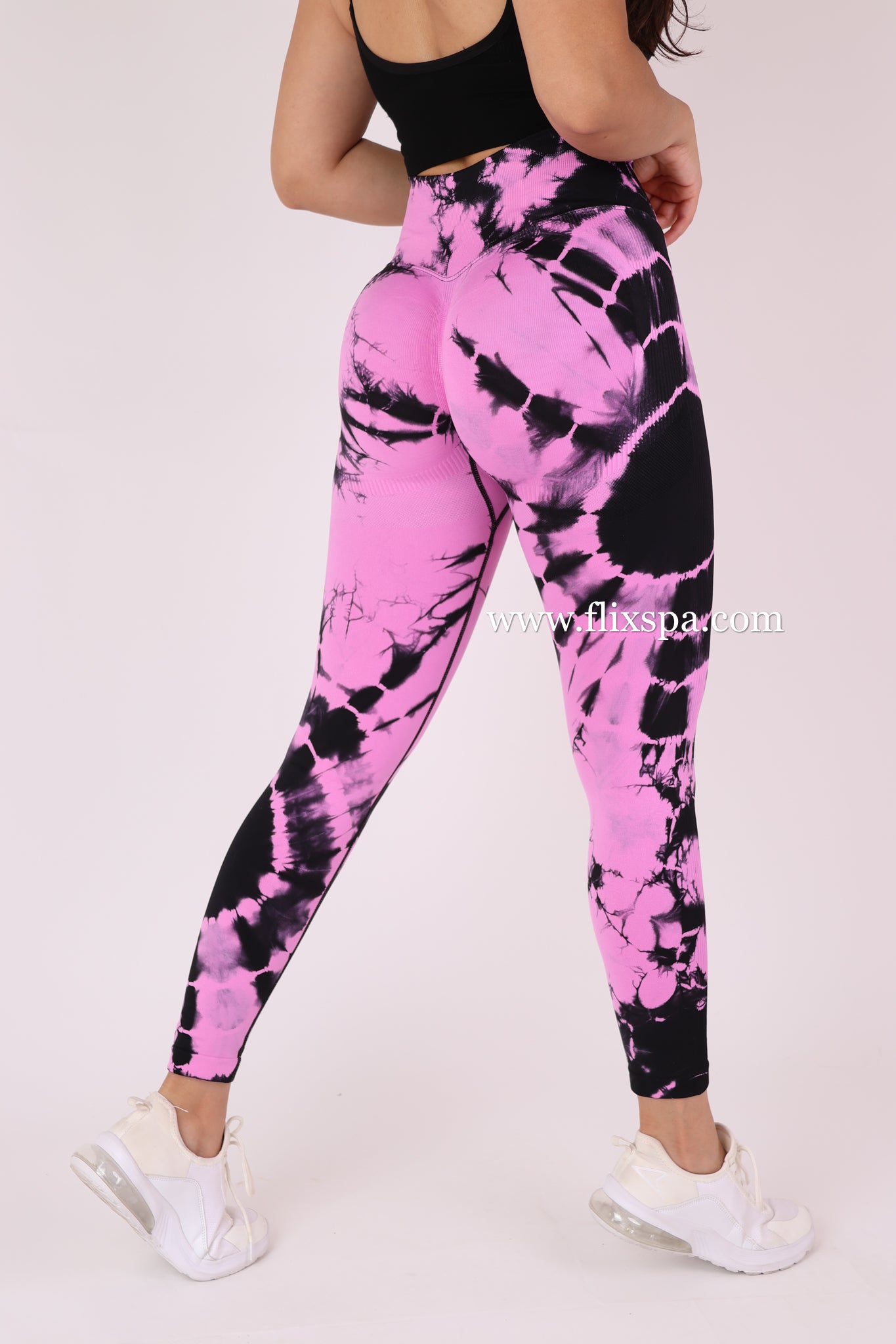 Calza Doble Push Up Mandala con Pretina Delantera Cruzada - Alta Calidad BX106