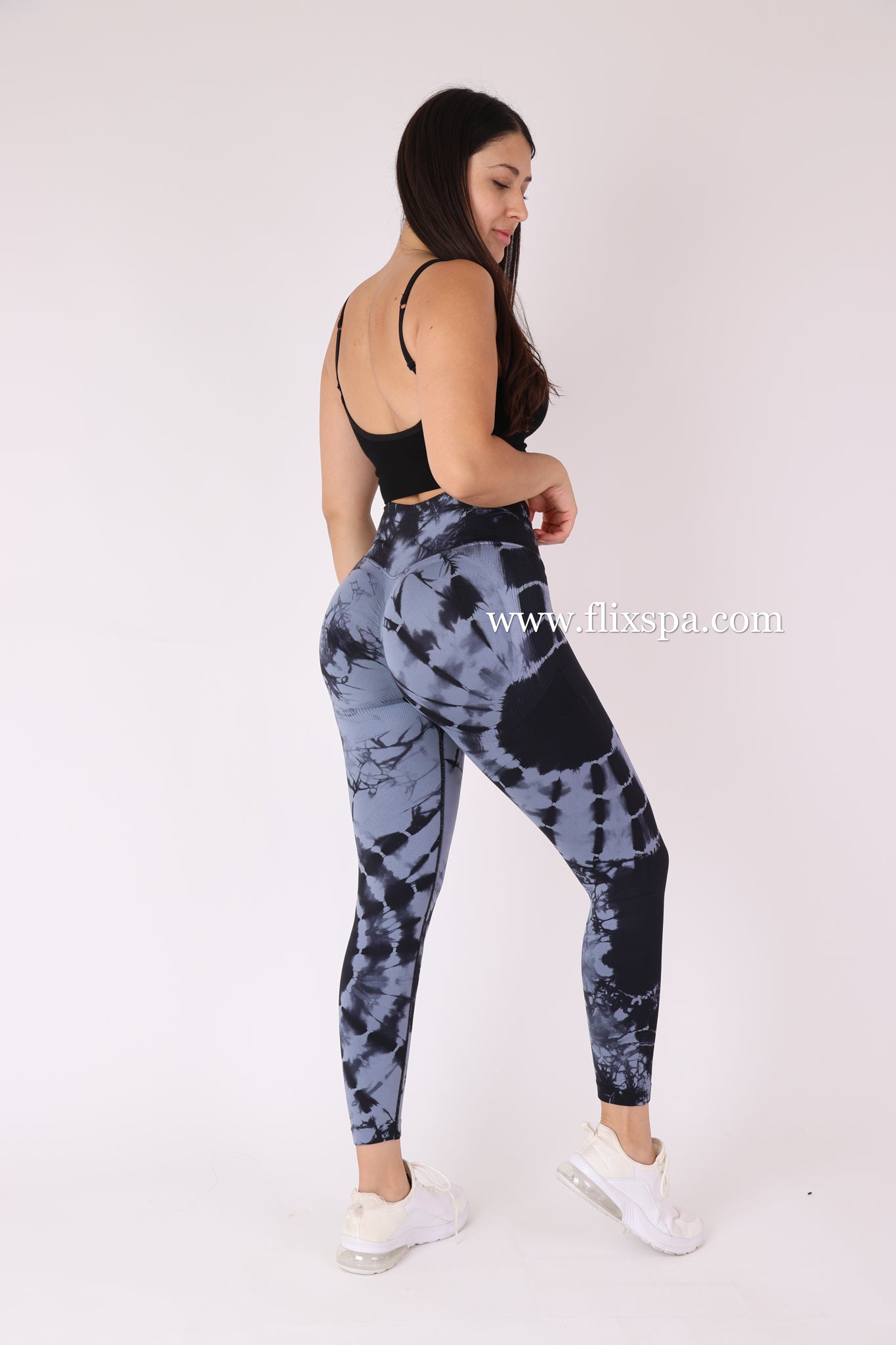 Calza Doble Push Up Mandala con Pretina Delantera Cruzada - Alta Calidad BX106