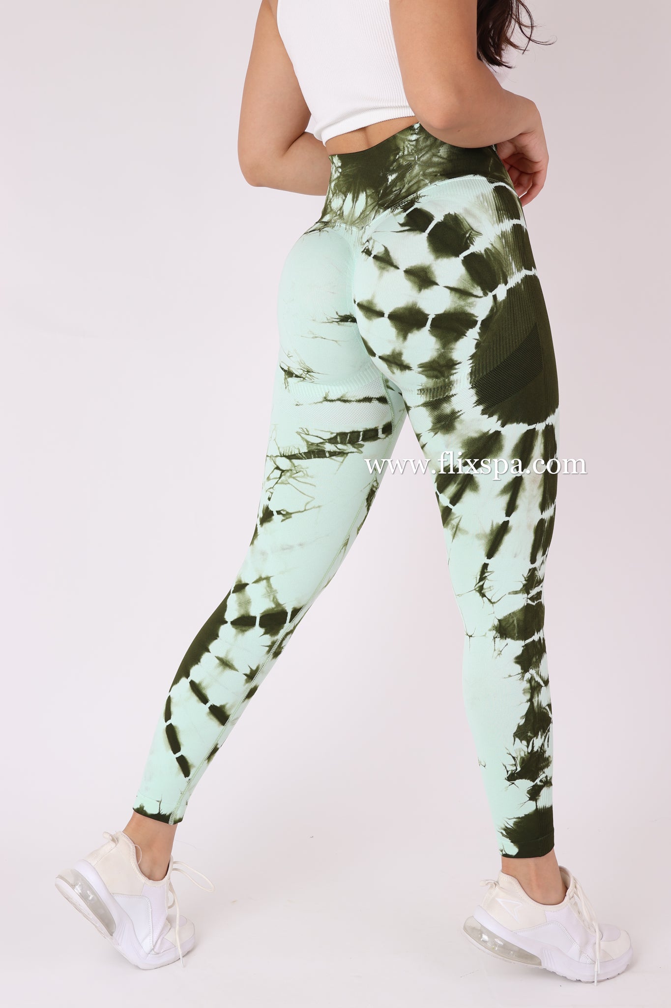 Calza Doble Push Up Mandala con Pretina Delantera Cruzada - Alta Calidad BX106