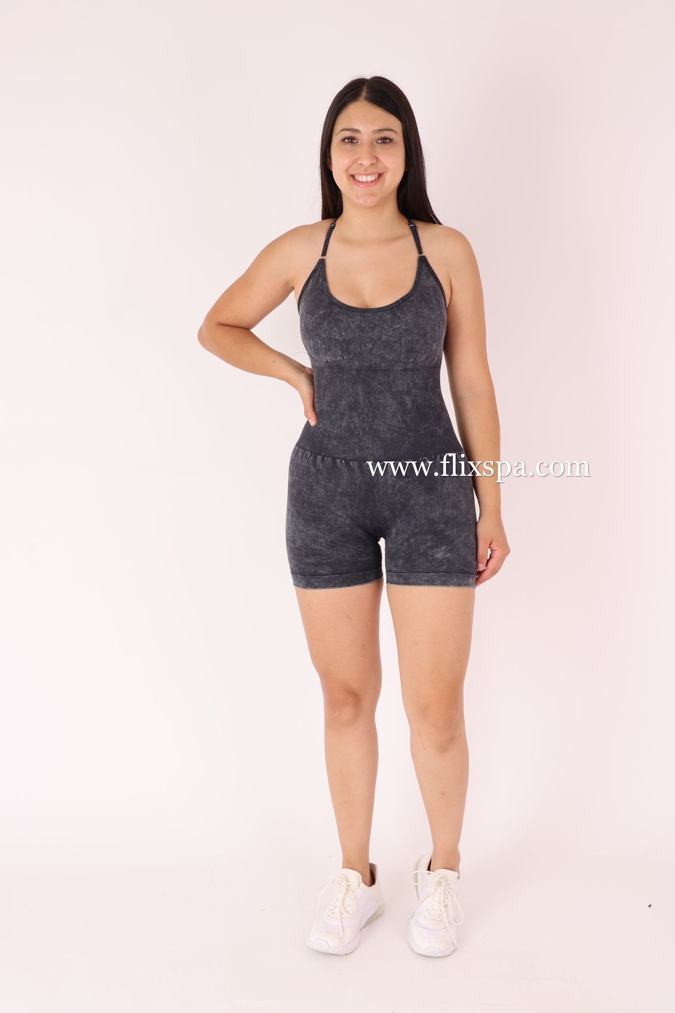 Enterito Deportivo Push Up Prelavado - Tiras Cruzadas BX112