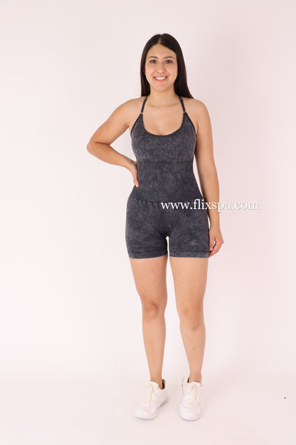 Enterito Deportivo Push Up Prelavado - Tiras Cruzadas BX112