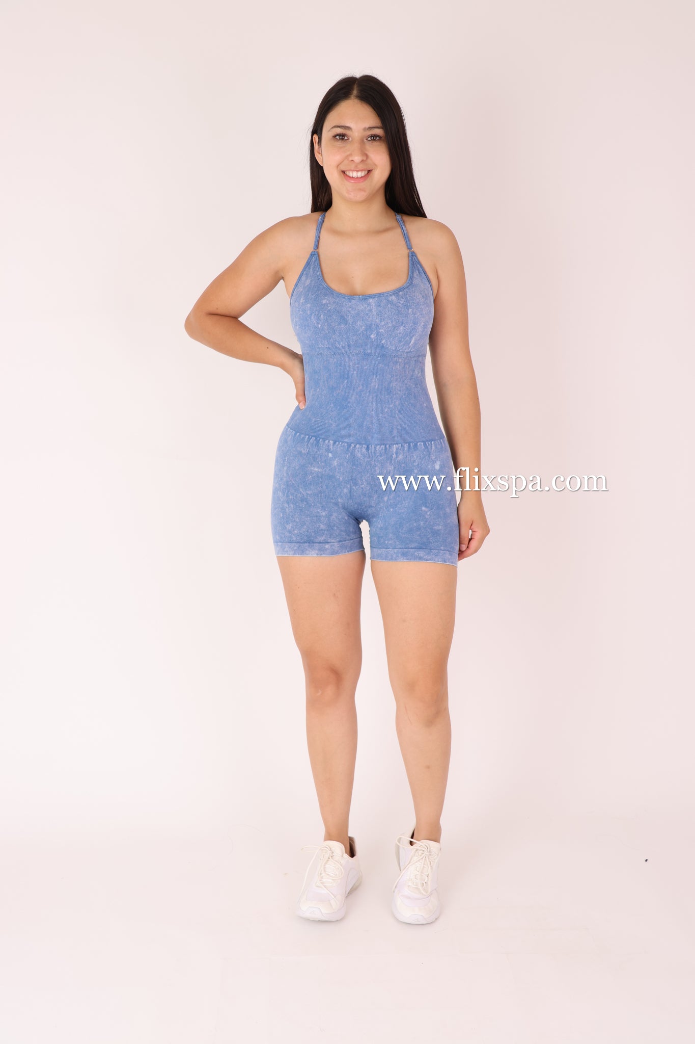 Enterito Deportivo Push Up Prelavado - Tiras Cruzadas BX112
