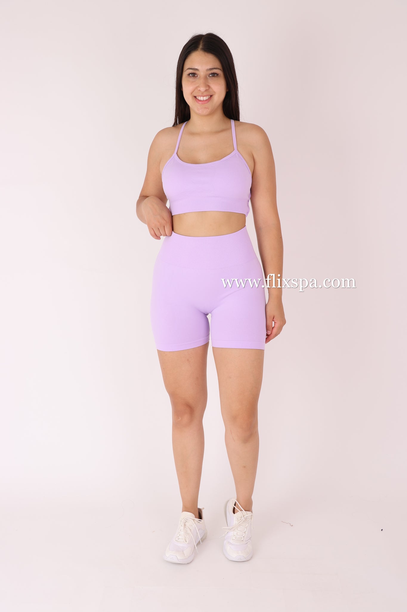 Conjunto Short Corte V + Peto con Tiras  Push up - YJ185