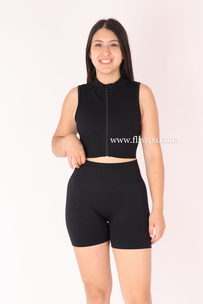 Peto Top Deportivo con cierre - YJ179