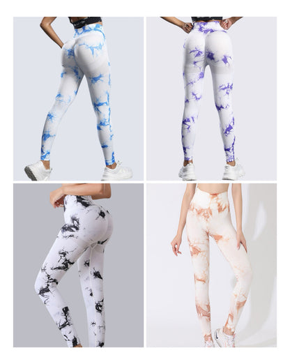 Pack 4 Calzas Deportiva Sin Costura Con Efecto Push Up