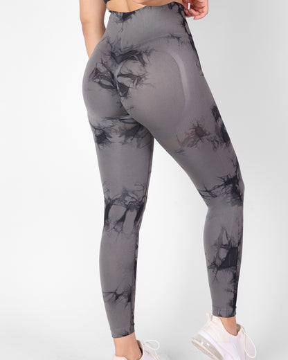 Calza Mujer Deportiva tie dye Levanta cola - HY25