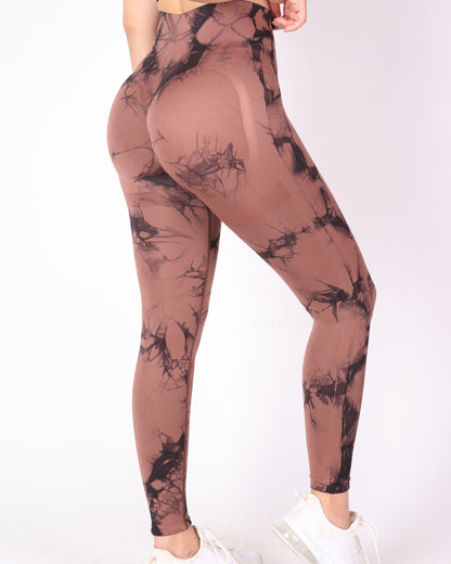 Calza Mujer Deportiva tie dye Levanta cola - HY25