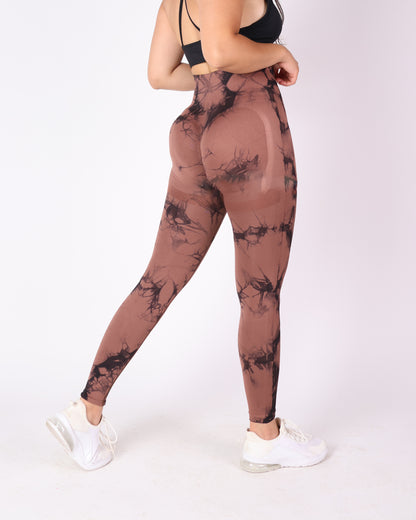 Calza Mujer Deportiva tie dye Levanta cola - HY25