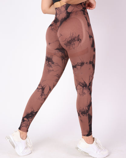 Calza Mujer Deportiva tie dye Levanta cola - HY25