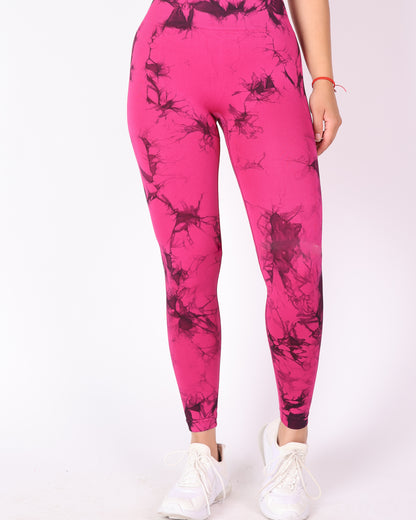 Calza Mujer Deportiva tie dye Levanta cola - HY25