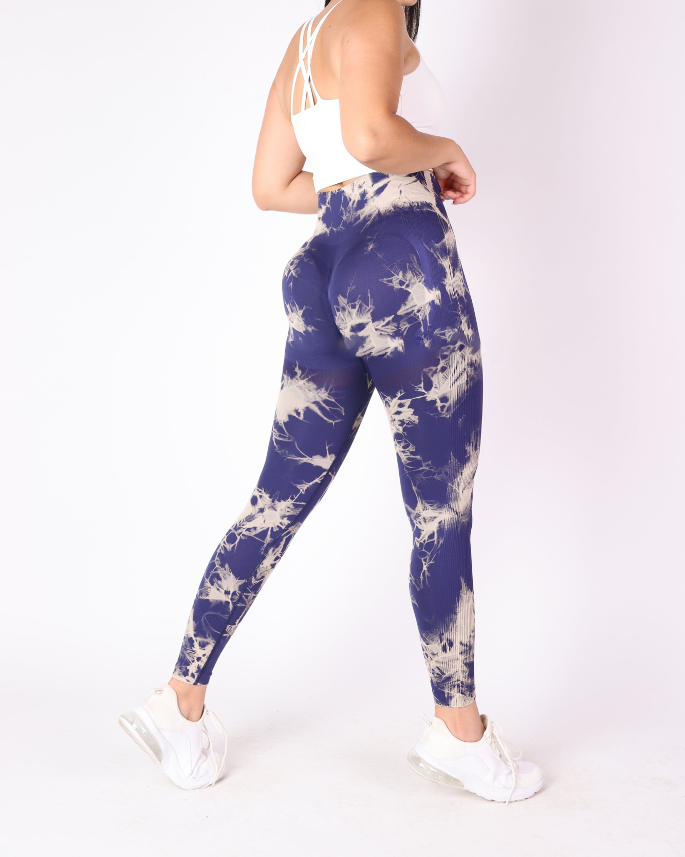 Calza Mujer Deportiva tie dye Levanta cola - HY25