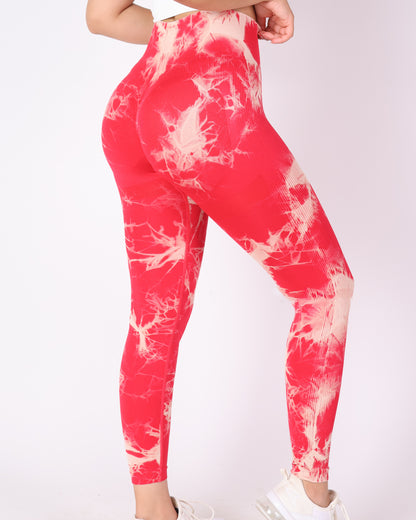 Calza Mujer Deportiva tie dye Levanta cola - HY25