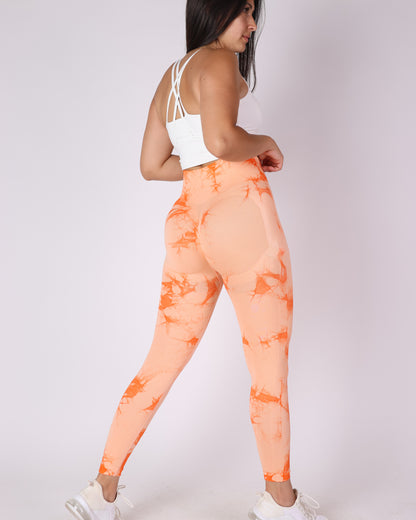 Calza Mujer Deportiva tie dye Levanta cola - HY25