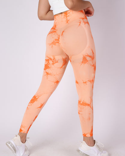 Calza Mujer Deportiva tie dye Levanta cola - HY25