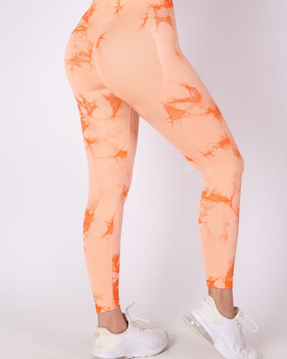 Calza Mujer Deportiva tie dye Levanta cola - HY25