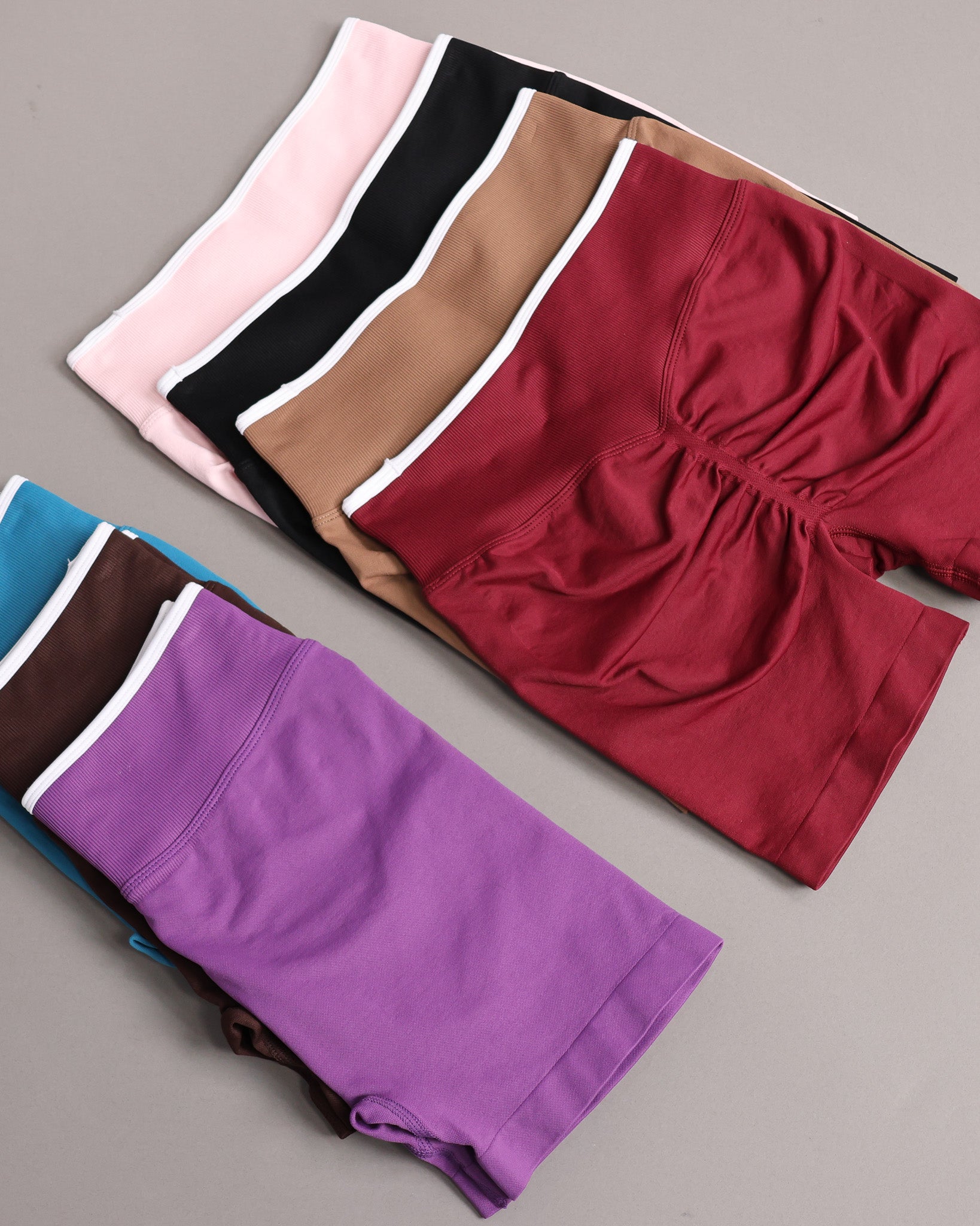 Short Deportivo Seamless Push Up Pretina Bicolor Gym - YJ346