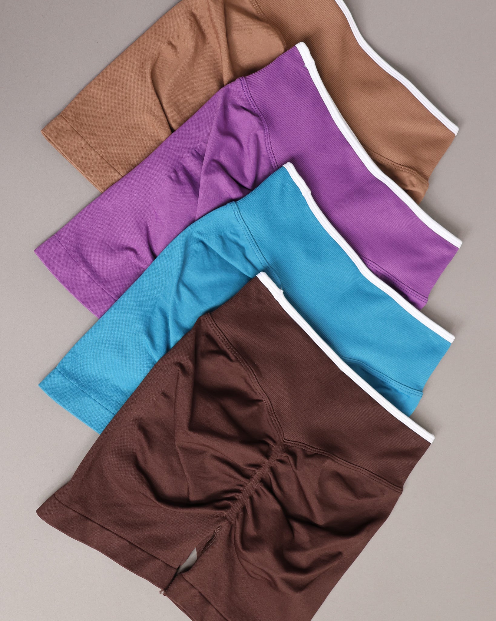 Short Deportivo Seamless Push Up Pretina Bicolor Gym - YJ346