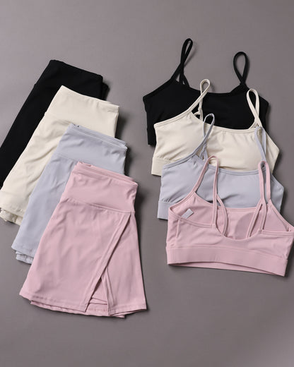 Set Deportivo 2 piezas Falda Short Y Peto Tenis Padel Mujer - LQ1021