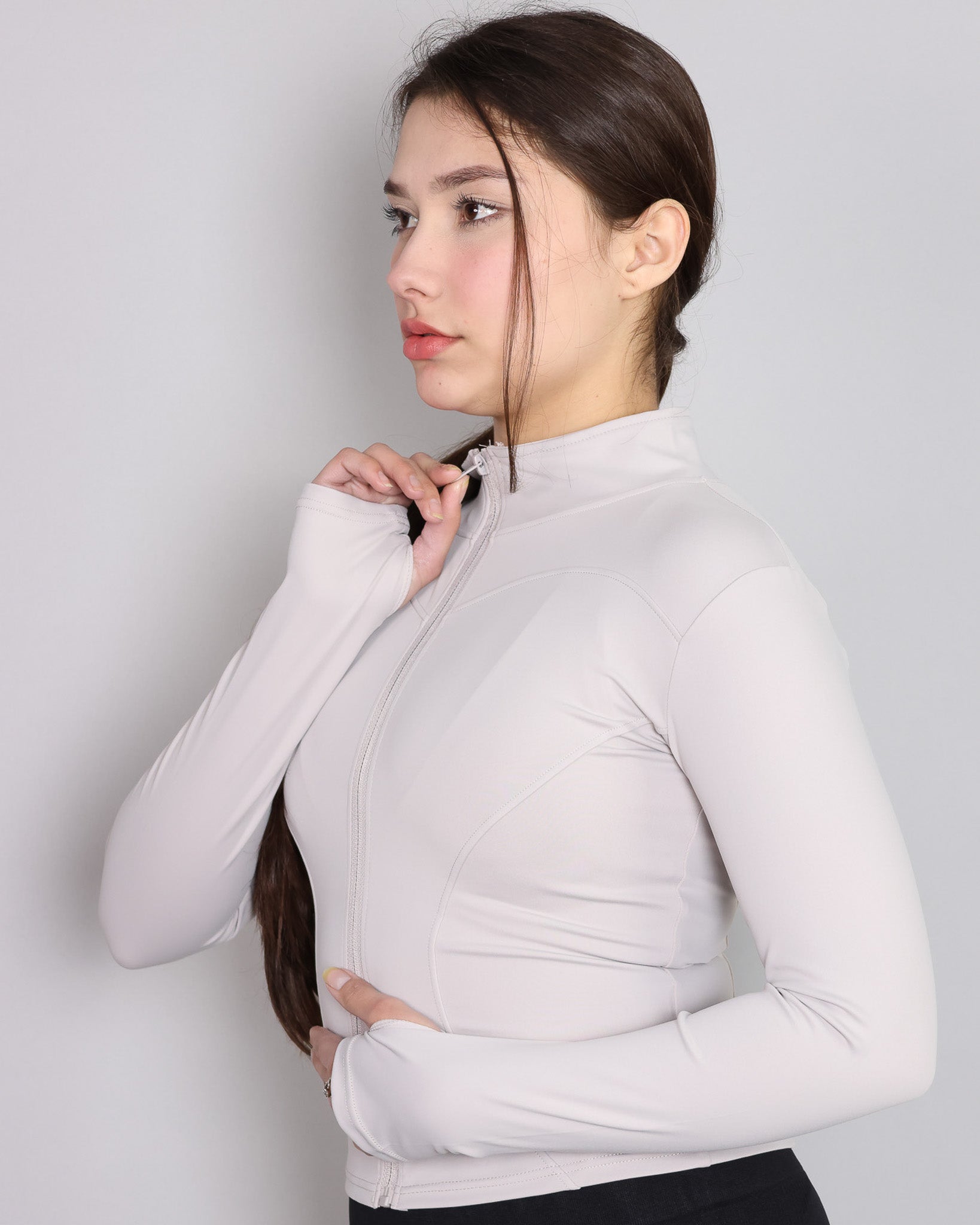 Chaqueta Deportiva Con Cierre Austada Para Mujer