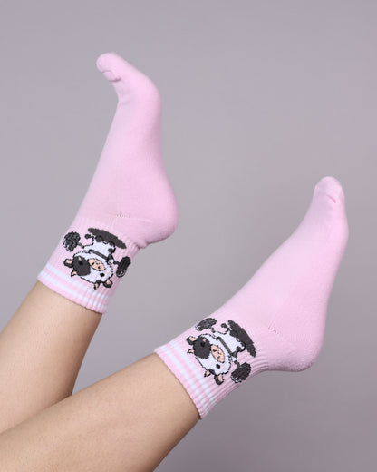 Calceta Mujer Gym Cow - MD14