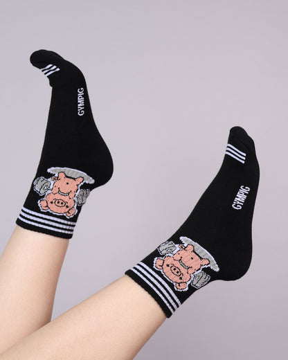Calceta Mujer Gym Pig  - MD11