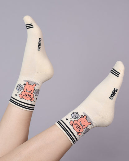 Calceta Mujer Gym Pig  - MD11
