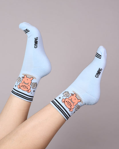 Calceta Mujer Gym Pig  - MD11