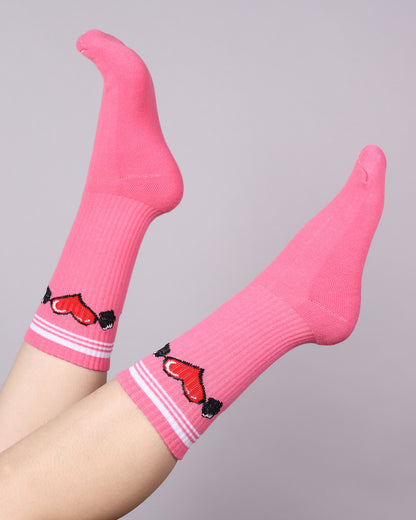 Calceta Mujer Gym Heart - MD17