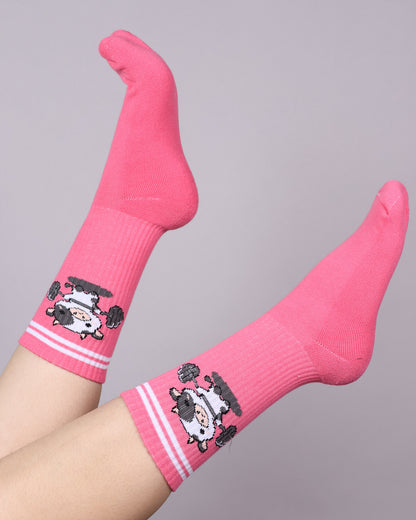 Calceta Mujer Gym Cow - MD14