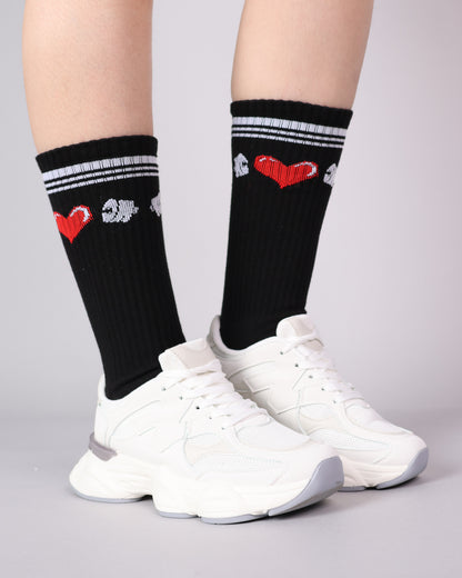 Calceta Mujer Gym Heart - MD17