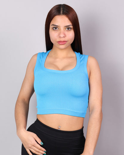 Peto Deportivo De Escote Cuadrado FitShape - YY609