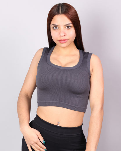 Peto Deportivo De Escote Cuadrado FitShape - YY609