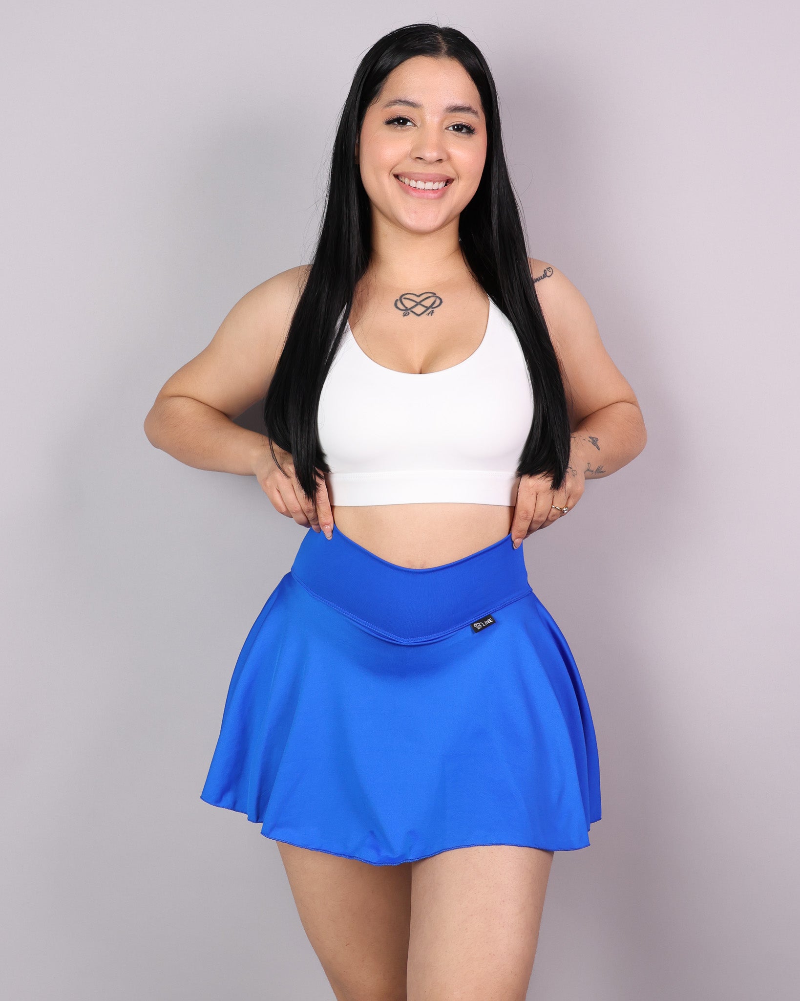 Falda Short Suplex Peruana Deportiva Con Bolsillo