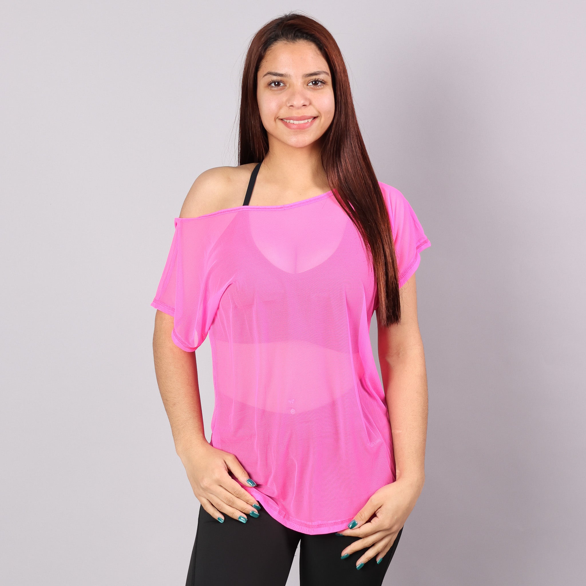Polera Deportiva Tul OpenBack Chic