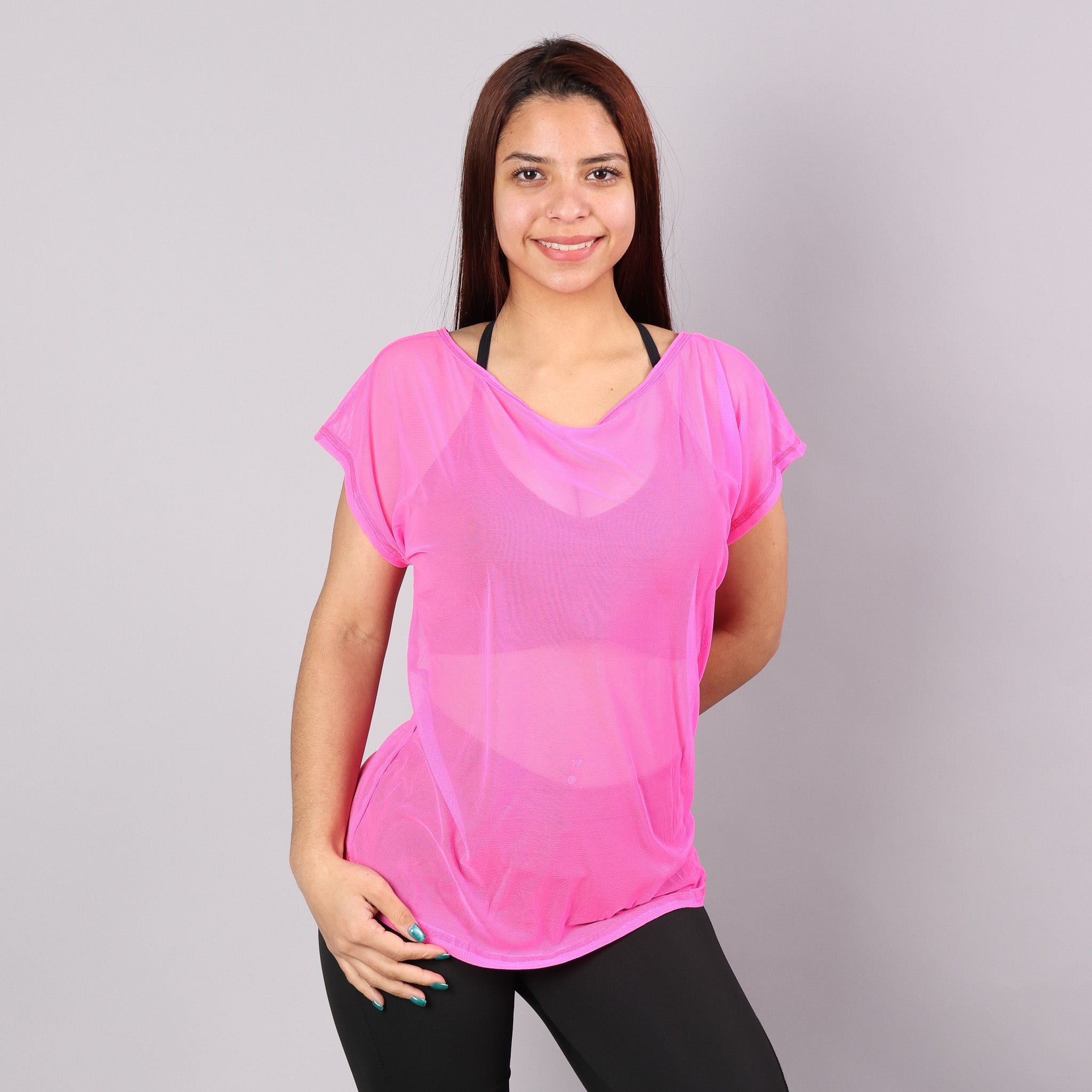 Polera Deportiva Tul OpenBack Chic