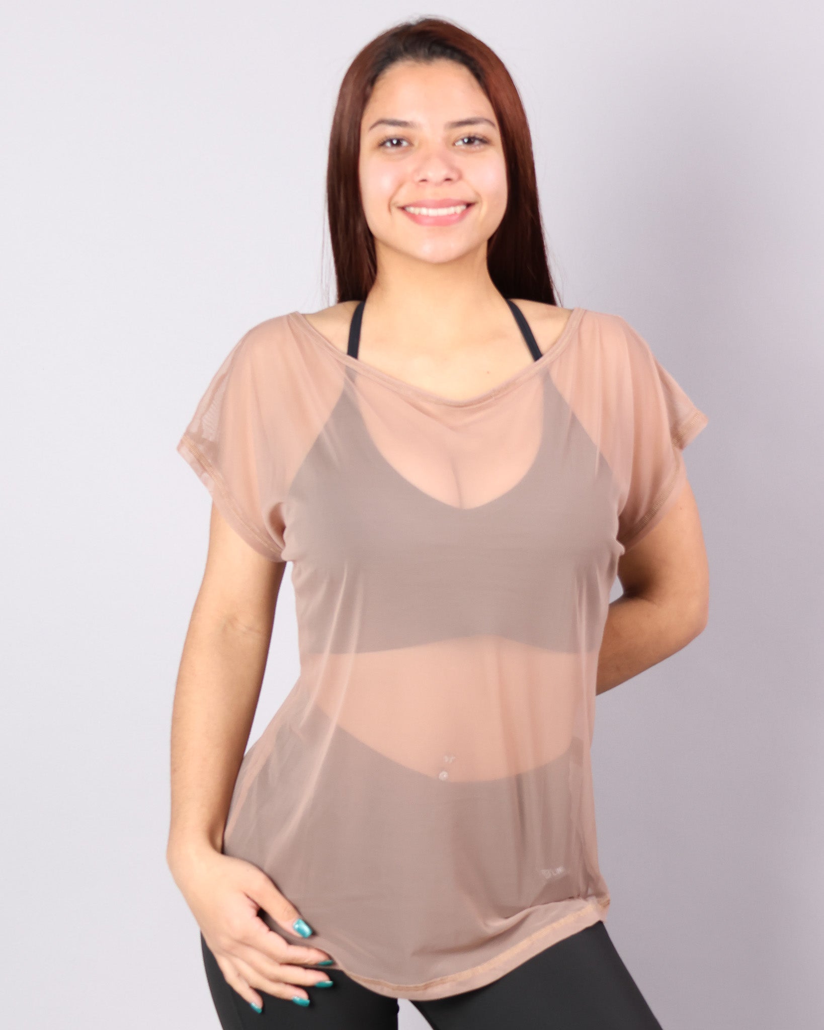 Polera Deportiva Tul OpenBack Chic