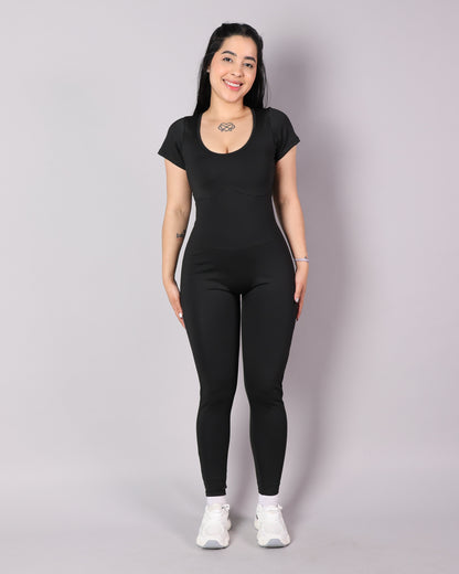 Enterizo Largo V-Back Elegance