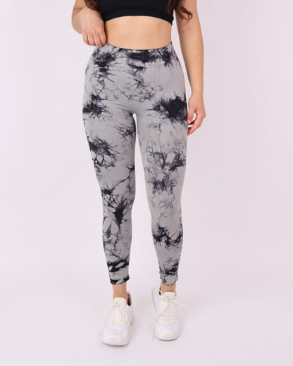 Calza Deportiva Mujer Push up Tie dye Corte en V - HY212