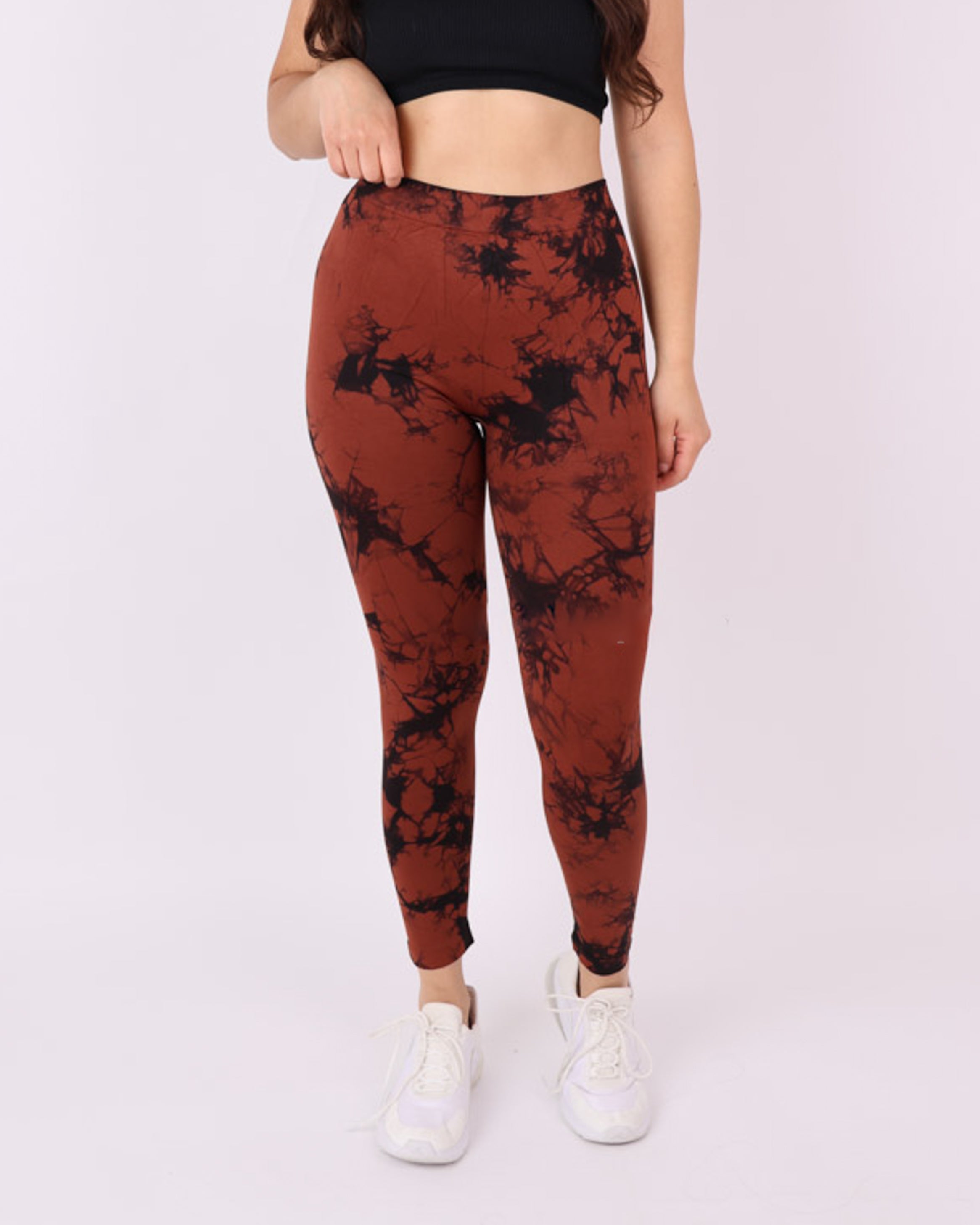 Calza Deportiva Mujer Push up Tie dye Corte en V - HY212