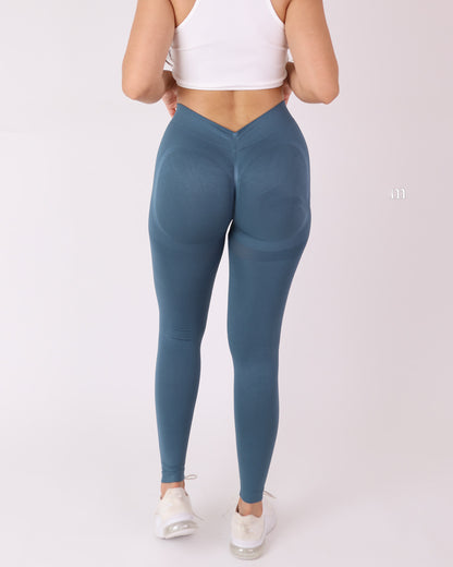 Calza Deportiva Mujer Push Up Pretina en V - HY27