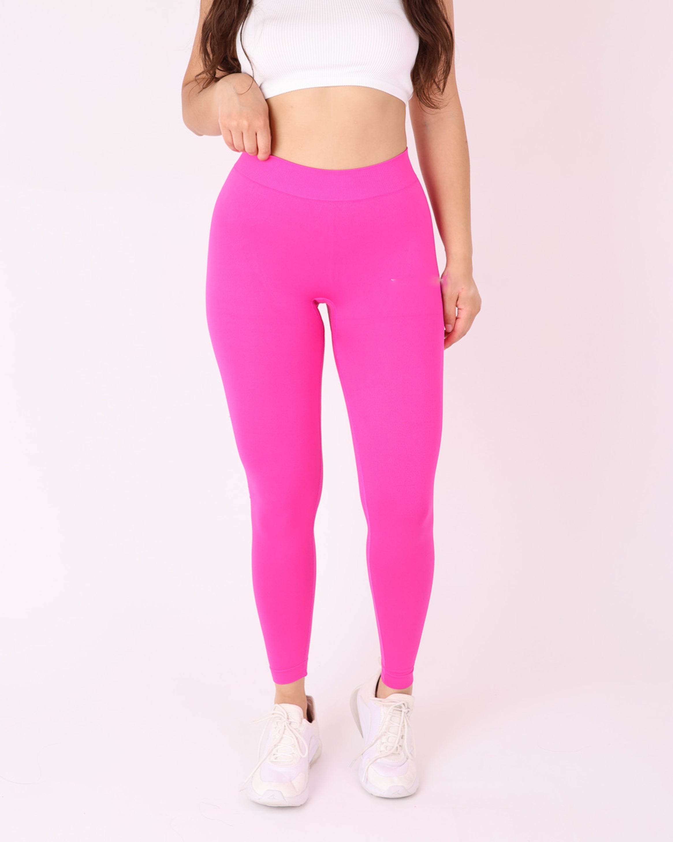 Calza Deportiva Mujer Push Up Pretina en V - HY27