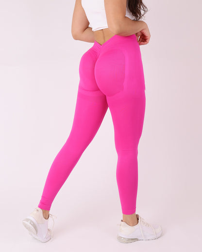 Calza Deportiva Mujer Push Up Pretina en V - HY27