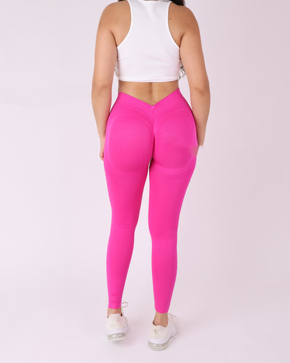 Calza Deportiva Mujer Push Up Pretina en V - HY27