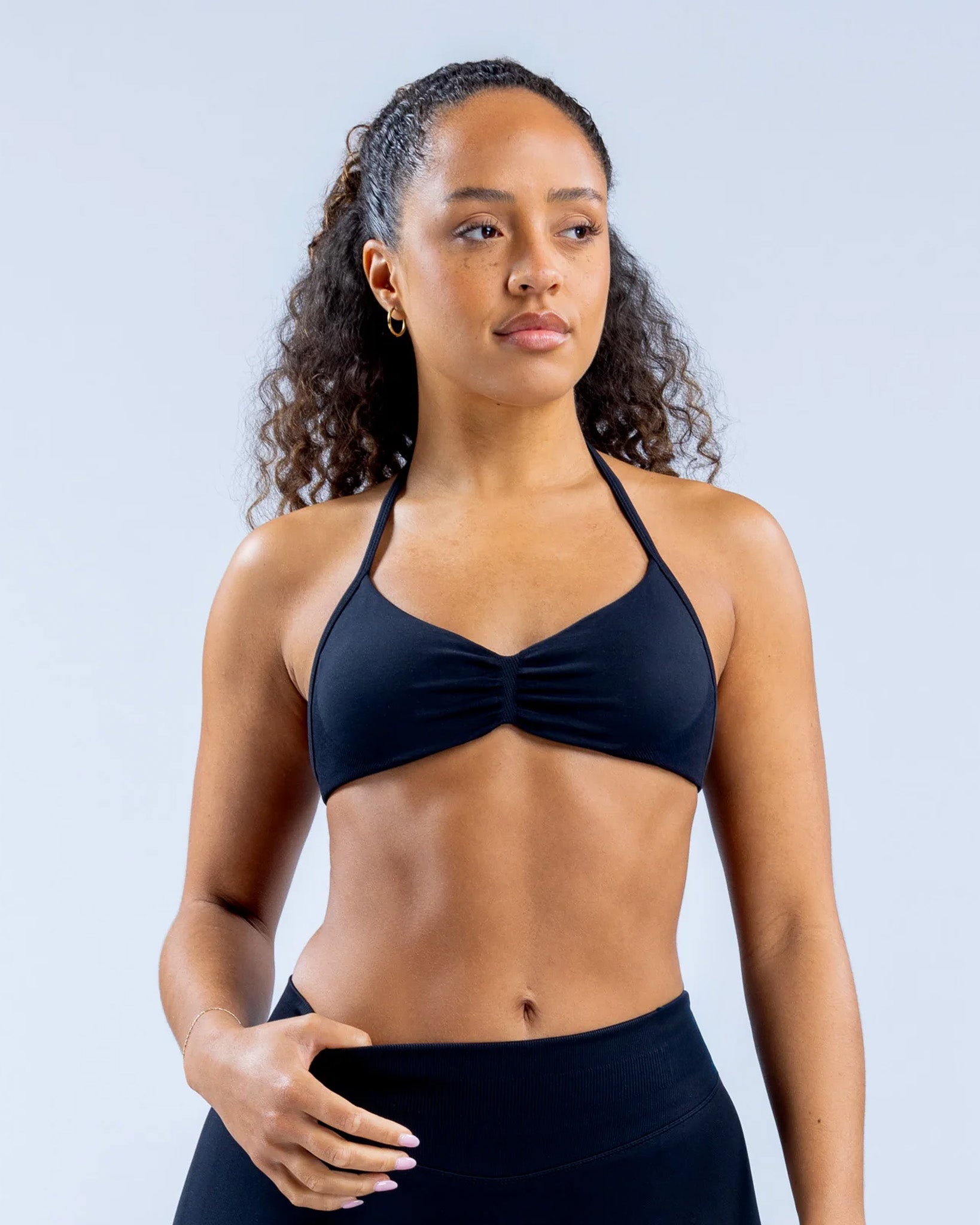 Top Sujetador Deportivo Halter Mujer con Espalda Descubierta - YJ332
