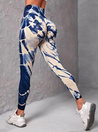 Leggins Calzas Deportivas Manchada Push Up