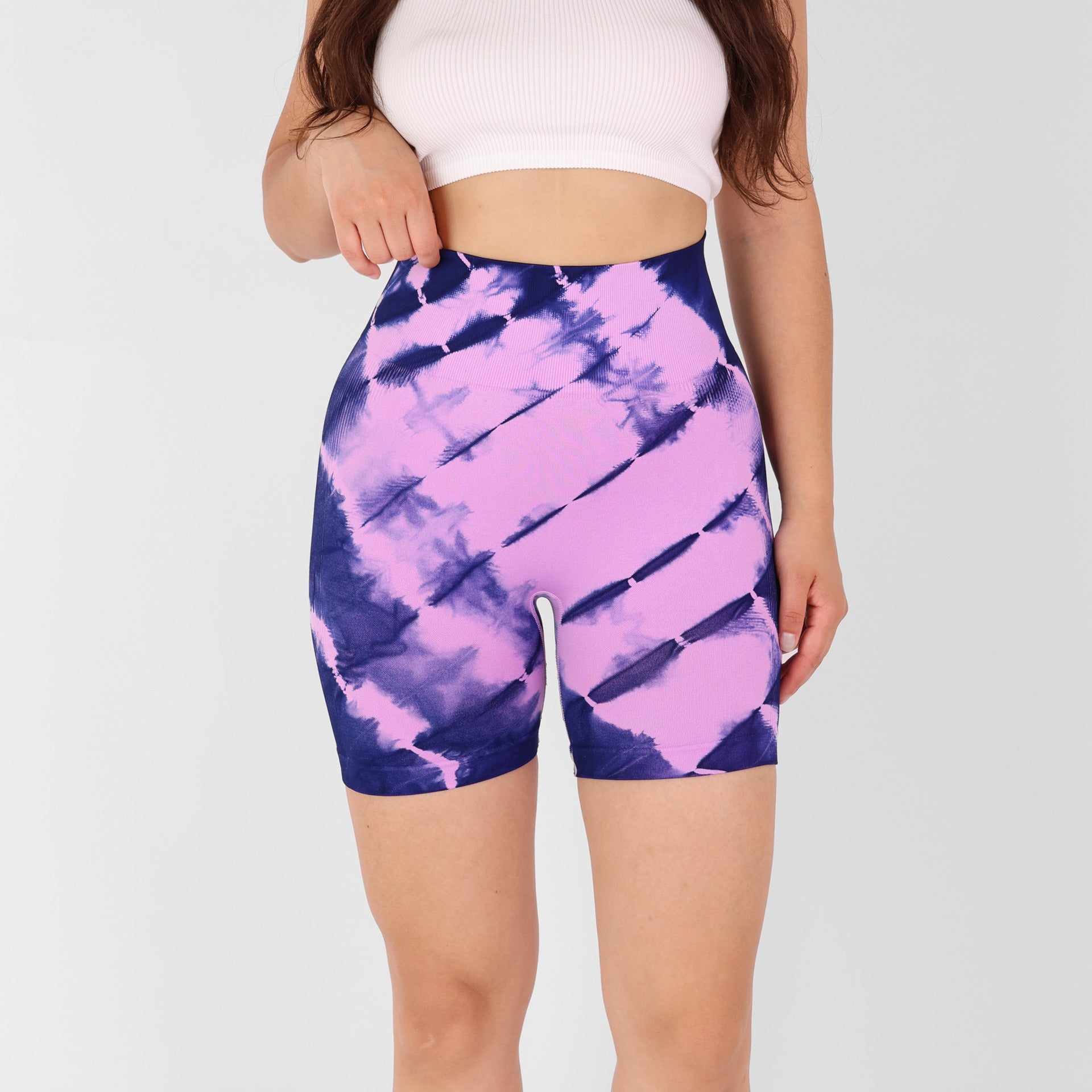 Short Deportivo Push Up Diseño Manchado - Alta Calidad